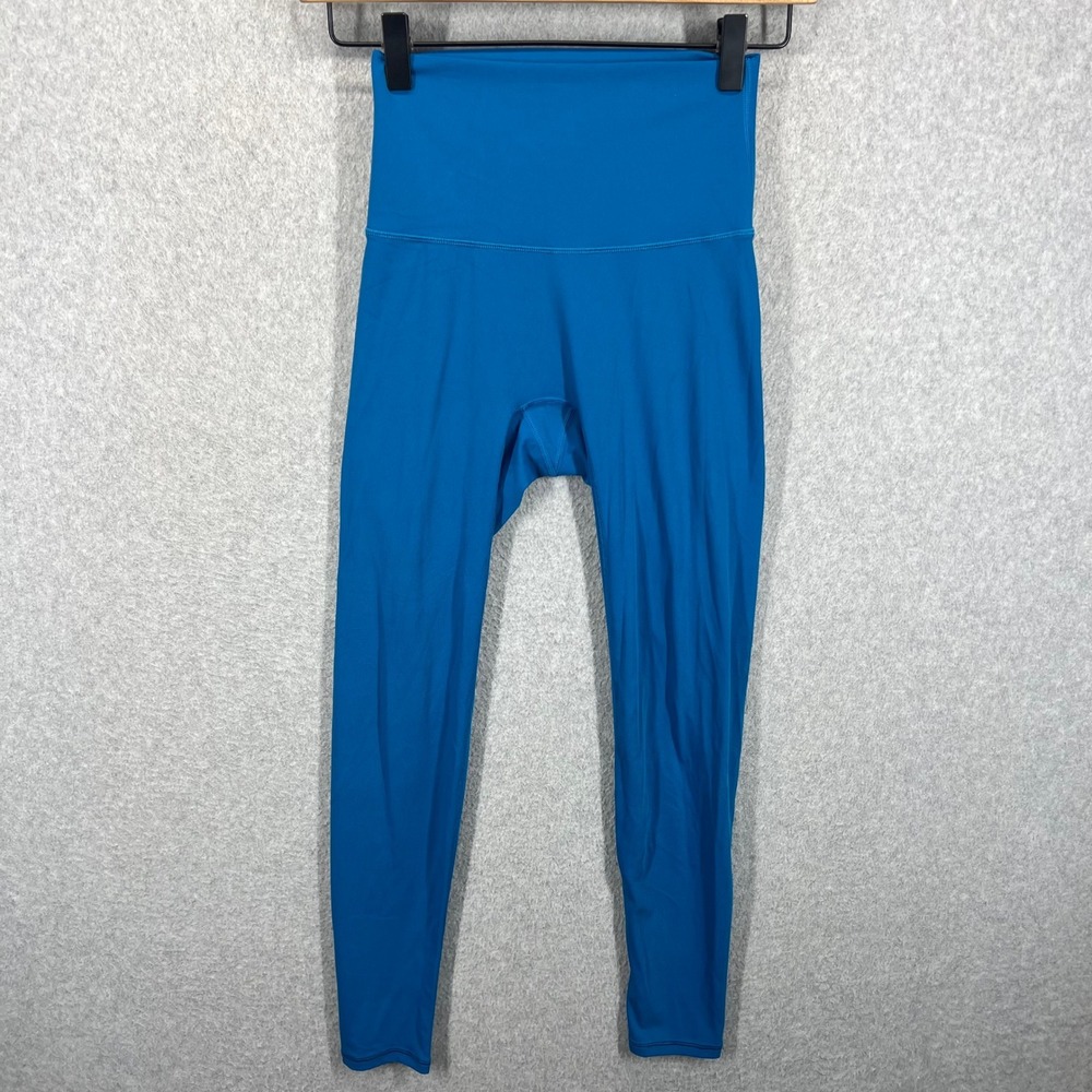 SSYS The Label Leggings Womens S Blue High Waisted Athletic Yoga EUC